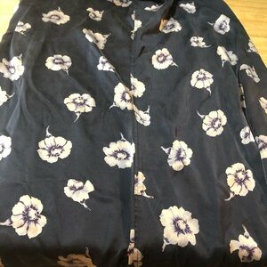 The limited 100% silk skirt, vintage long size 12